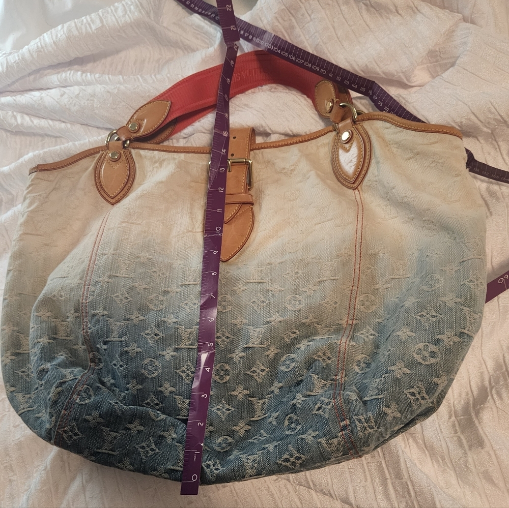 Louis Vuitton Denim Sunbeam Bleu Monogram Bag - Picture 4 of 16